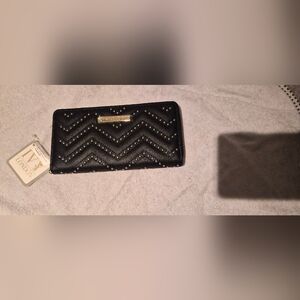 Black Quilted Women's Wallet